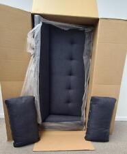 MADE.COM Vittorio LHF Sofa, Anthracite Grey NEW in BOX (M064)