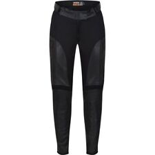 MotoGirl Fiona Ladies Motorcycle Motorbike Leather Trousers Black
