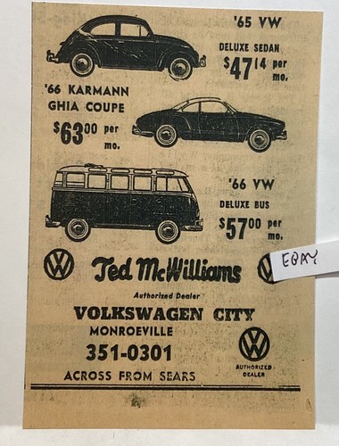 1965 volkswagen ted - 1965-66,