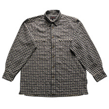 Rohan On Route Shirt Mens Medium Blue Check Travel Hiking Outdoor Quick Dry Top