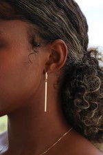 14K SOLID Gold Dangle
