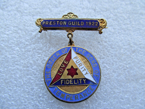 Old badge preston guild 1922 - old,