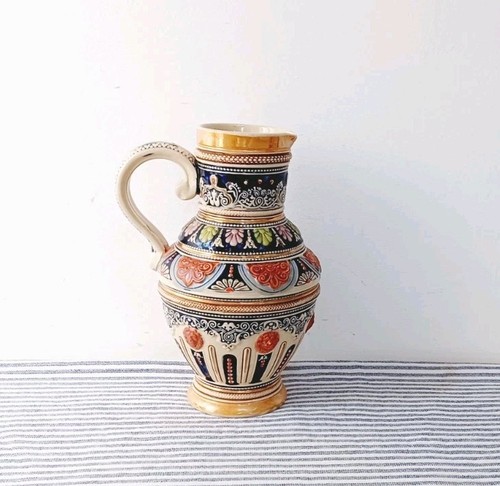 German pottery beer stein - german,