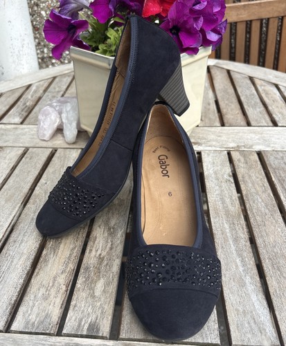 Gabor navy nubuck leather - navy,