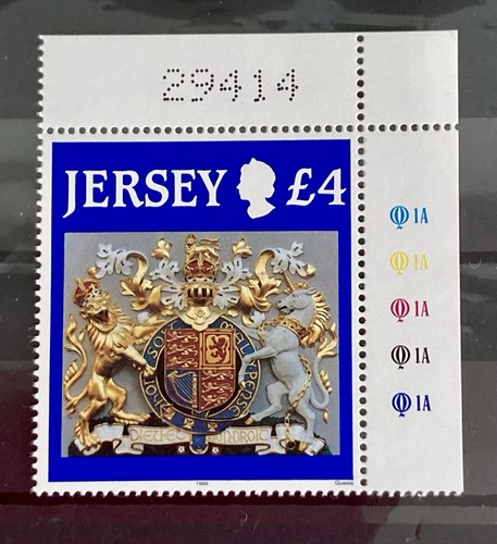 Jersey 1995 qeii coat arms - coat, of