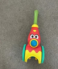 Kids toy hoover. Hoovers up