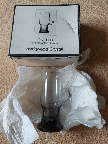Pair wedgewood crystal - pair,