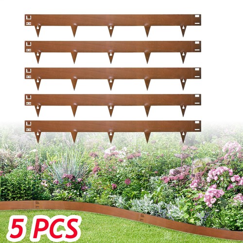 Corten garden lawn edging - garden,