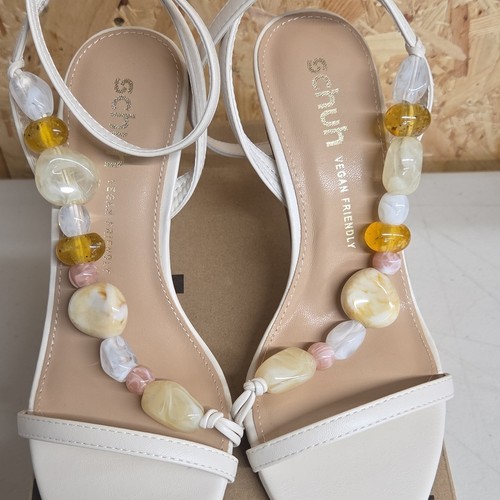Schuh suzette white strappy - suzette,