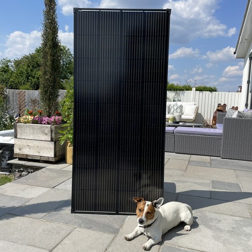 200w solar panel - 200w, black
