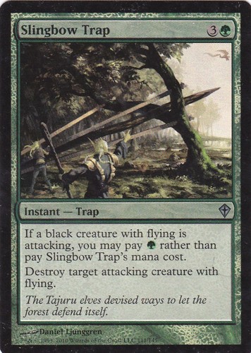 Foil slingbow trap - -,