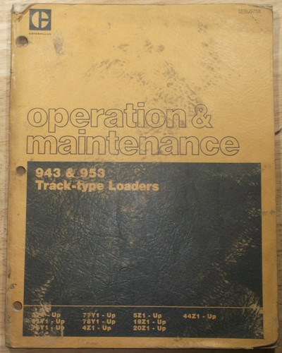Cat caterpillar 943 953 track - 943,