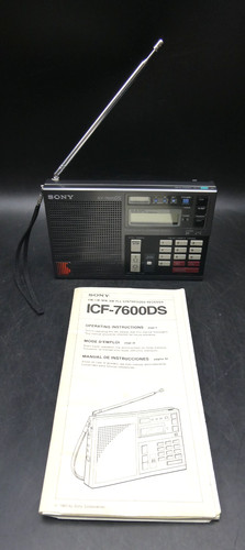 Sony icf 7600ds fm - sony, am/fm
