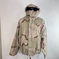 Genuine US Army Military Issue Desert Camo NBC CBRN Jacket with Ripstop size XL