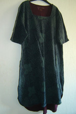 *Gudrun Sjoden* gorgeous 'Soho' organic jersey flower print tunic dress XL