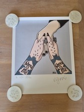 Rare TCT Pete Mckee The Cure Signed A/P By Mckee And Robert Smith From The Cure