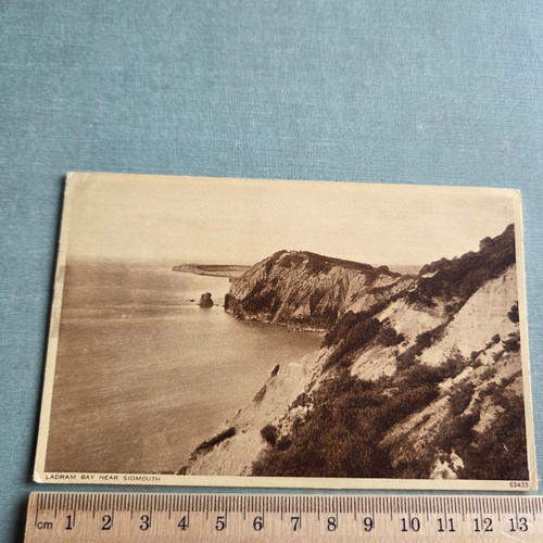 Vintage postcard ladram bay - postcard,