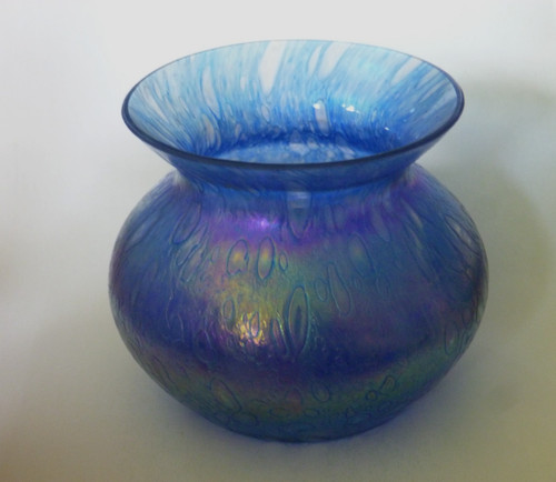 Heron art glass vase - heron,