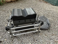 Fox Match Stax 150 Series Course/Match Fishing Seat Box With Footplate+seatcover