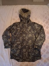 ADDICT JUNGLE NIGHT CAMO WINTER JACKET L SKATE/DROORS/KALIS/LYNX/OG/PALACE/EVISU