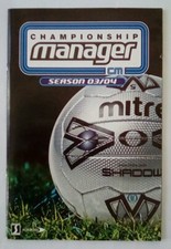 *INSTRUCTIONS ONLY* Championship Manager 03/04 03 04 2003 2004 Manual PC