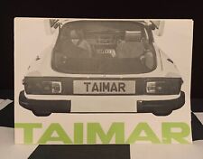 1976 TVR TAIMAR TURBO COUPE SALES BROCHURE PROSPEKT ENGLISH