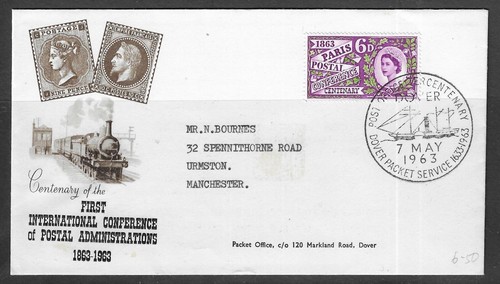 1963 conference fdc - fdc, dover