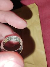 Hallmarked 925 Sterling Silver Rennie Mackintosh Style Band Ring. Size J.