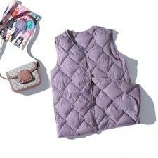 Women's Collarless Vest Duck