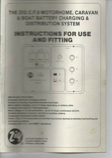 THE ZIG — C.F..8 — INSTRUCTIONS — FOR THE USE & FITTING — 1988 — ORIGINAL
