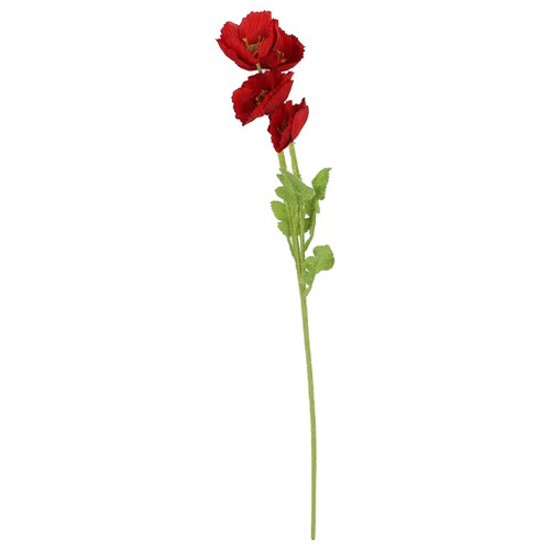 Red mini poppy artificial - red,