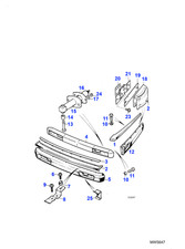 Jaguar Genuine Bumper Beam