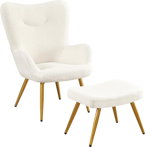 Boucle armchair tub chair - boucle,