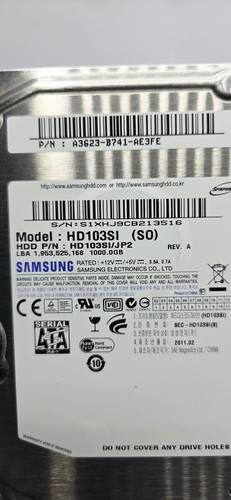 Samsung hd103si 1tb - 3.5", sata