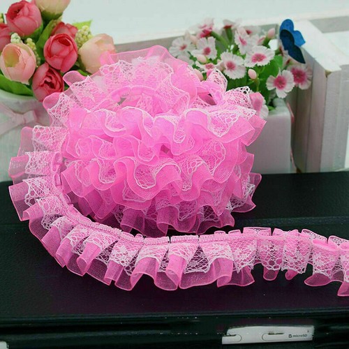 Ribbon tulle diy layers lace - 2,