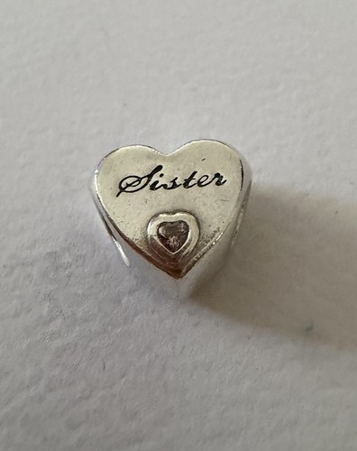 Pandora sister heart charm