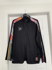 Adidas Retro Ladies Zipped Tracksuit Size XXXL Black Excellent Condition