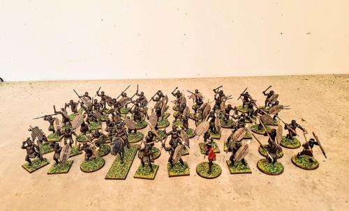 28mm zulu warriors painted - zulu,