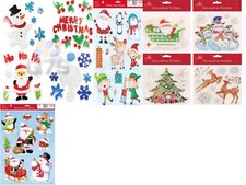 Christmas Gel Window Stickers