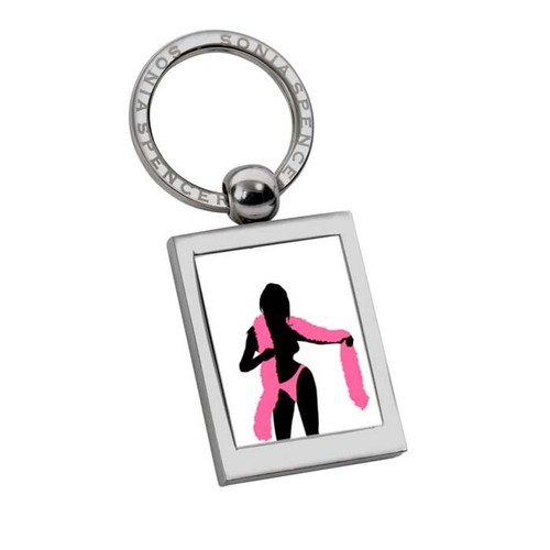 Boa lady keyring - boa,