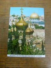 05/09/1988 Postcard: Israel - Jerusalem - The Old City Seen from the Mt. of Oliv
