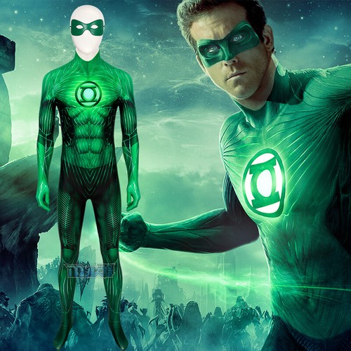 Green lantern hal jumpsuit - green,