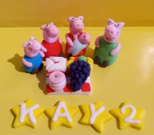 Handmade edible peppa - peppa, pig