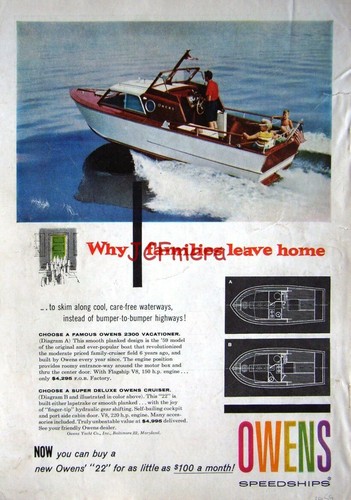 Owens 2300 vacationer motor - 2300,