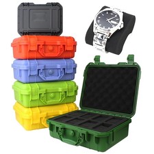 8-Slot Watch Storage Case Box Moisture-Proof Safety Collection Display Organizer