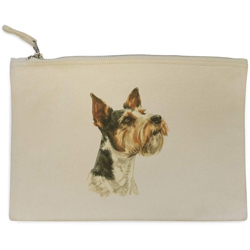Wire fox terrier portrait - fox,
