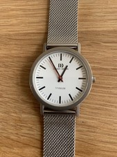 Danish Design Titanium Rhine White Gents/Unisex Watch IQ14Q199. Fully working