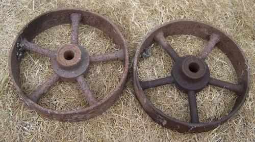 Cast iron wheels - iron,