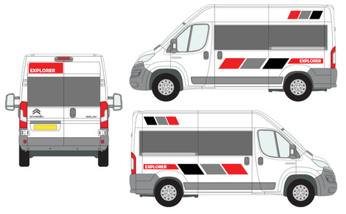 Large camper decals - large,