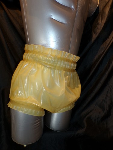 Rubber latex adult baby pants - ,
